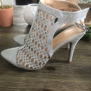 Sparkly Silver Dress Shoes
